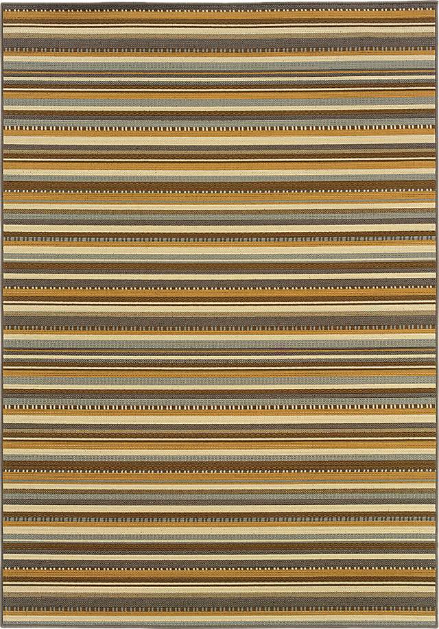 Neyan Gray 6'7 x 9'6 Indoor/Outdoor Rug - Thumbnail - Image 1