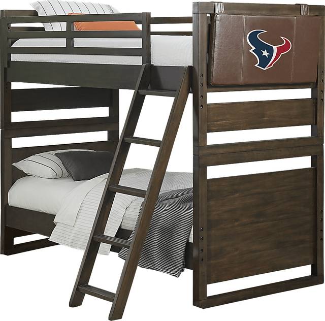NFL 1st & Goal Houston Texans Brown Full/Full Bunk Bed - Thumbnail - Image 1