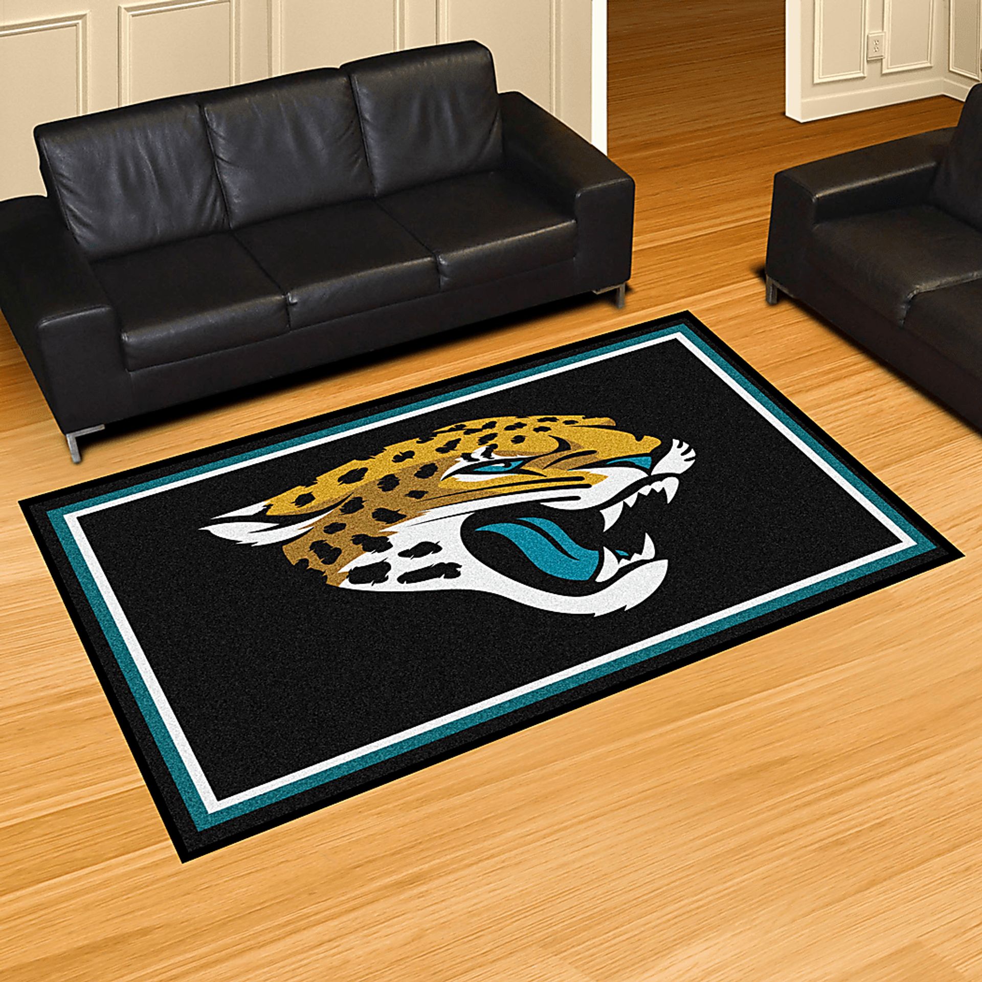 NFL Big Game Jacksonville Jaguars 5' x 8' Rug - Image 2