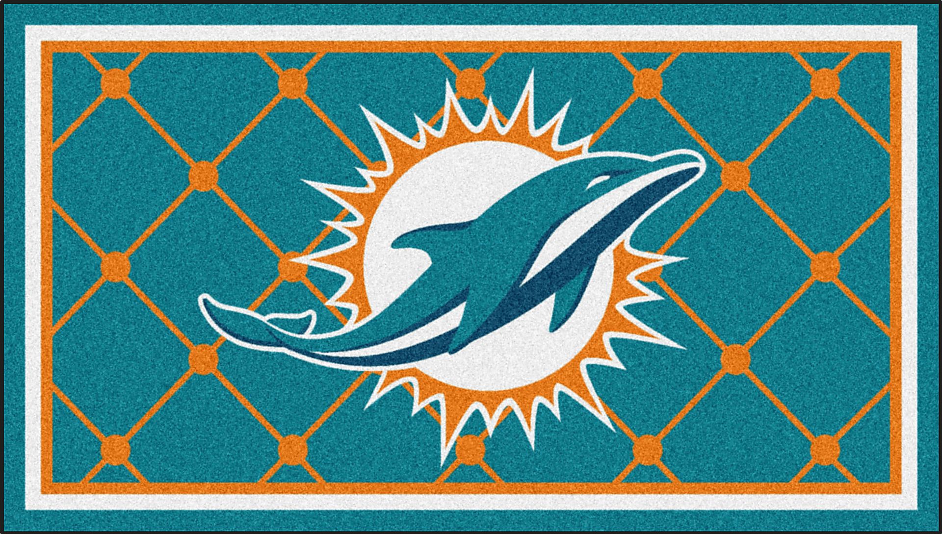 NFL Big Game Miami Dolphins 3' x 5' Rug - Image 1
