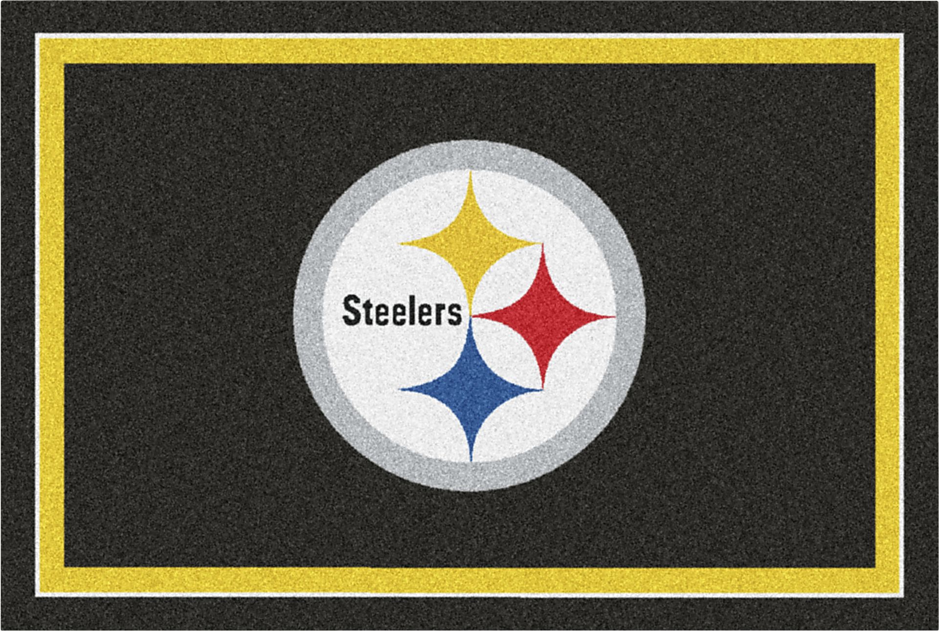 NFL Big Game Pittsburgh Steelers 5' x 8' Rug - Image 1