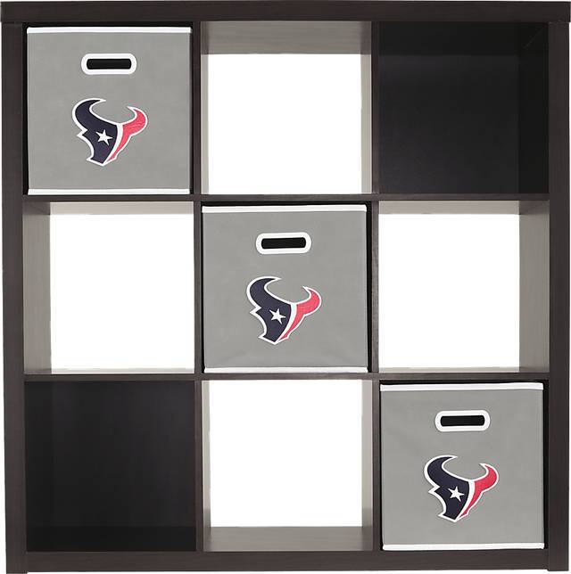 NFL CubeStore Houston Texans 9 Cube Organizer with 3 Storage Bins - Thumbnail - Image 2