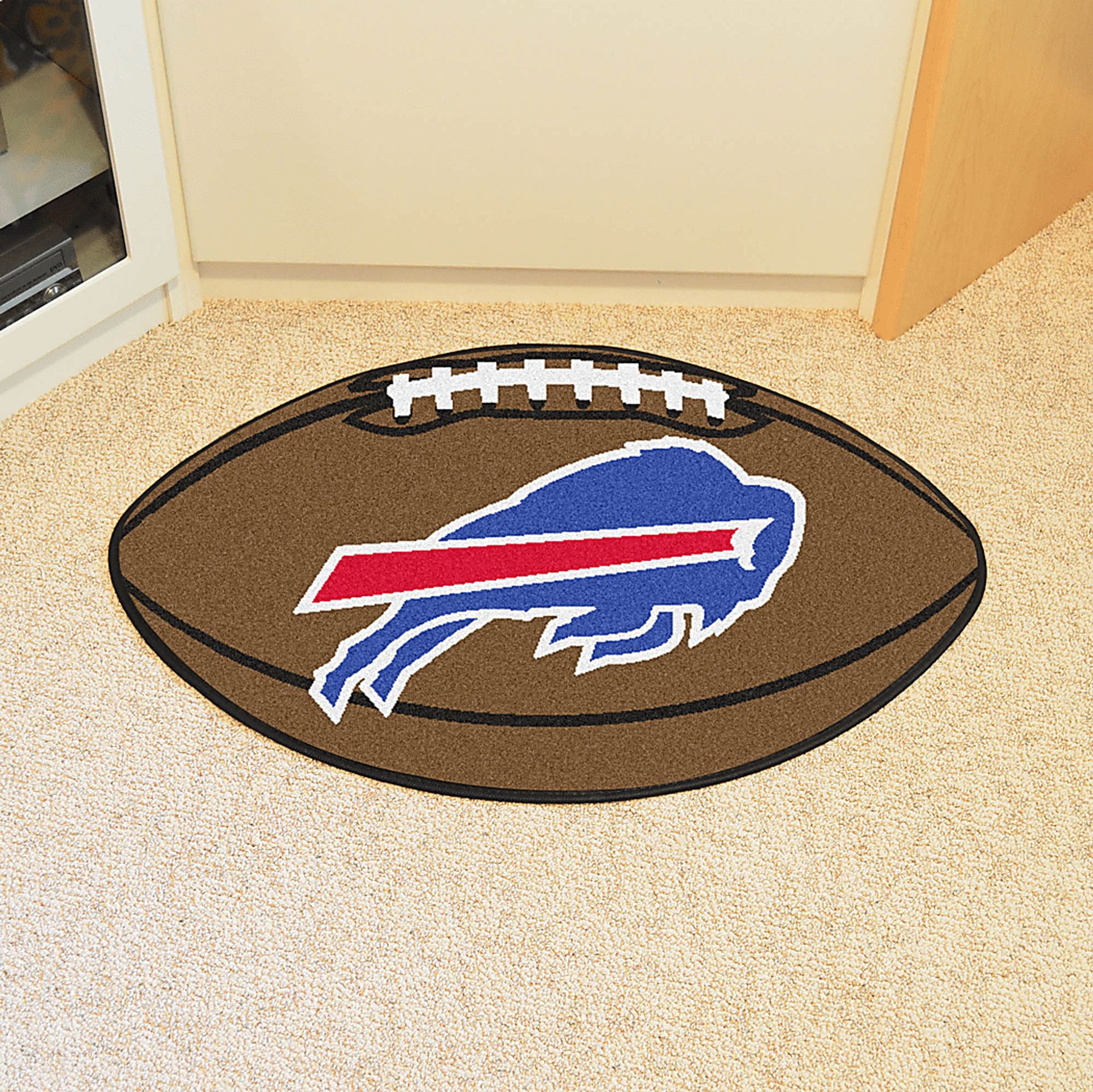 NFL Football Mascot Buffalo Bills 1'6 x 1'10 Rug - Image 2