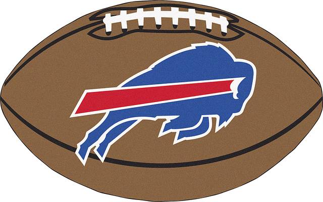 NFL Football Mascot Buffalo Bills 1'6 x 1'10 Rug - Thumbnail - Image 1