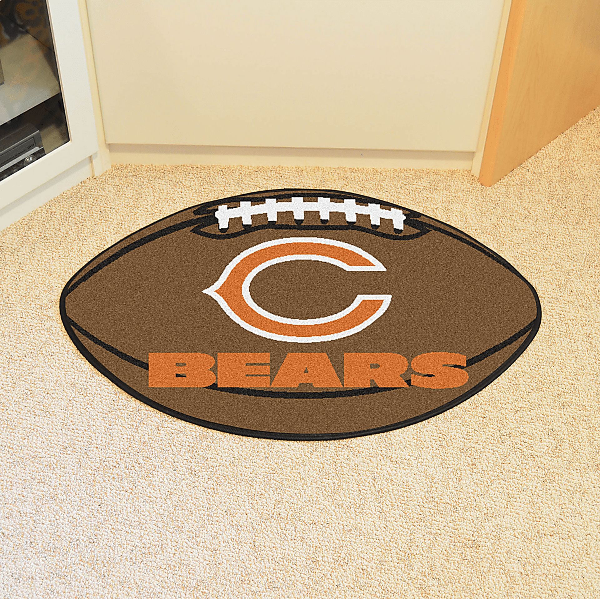 NFL Football Mascot Chicago Bears 1'6"x 1'10" Rug - Image 2