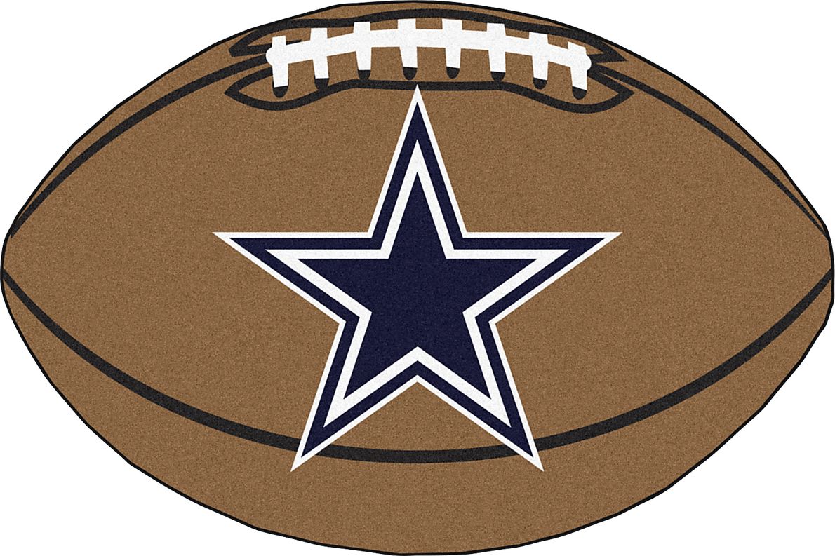NFL Football Mascot Dallas Cowboys 1'6"x 1'10" Rug