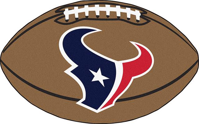 NFL Football Mascot Houston Texans 1'6"x 1'10" Rug - Thumbnail - Image 1