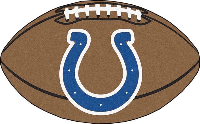 NFL Football Mascot Indianapolis Colts 1'6"x 1'10" Rug - Thumbnail - Image 1