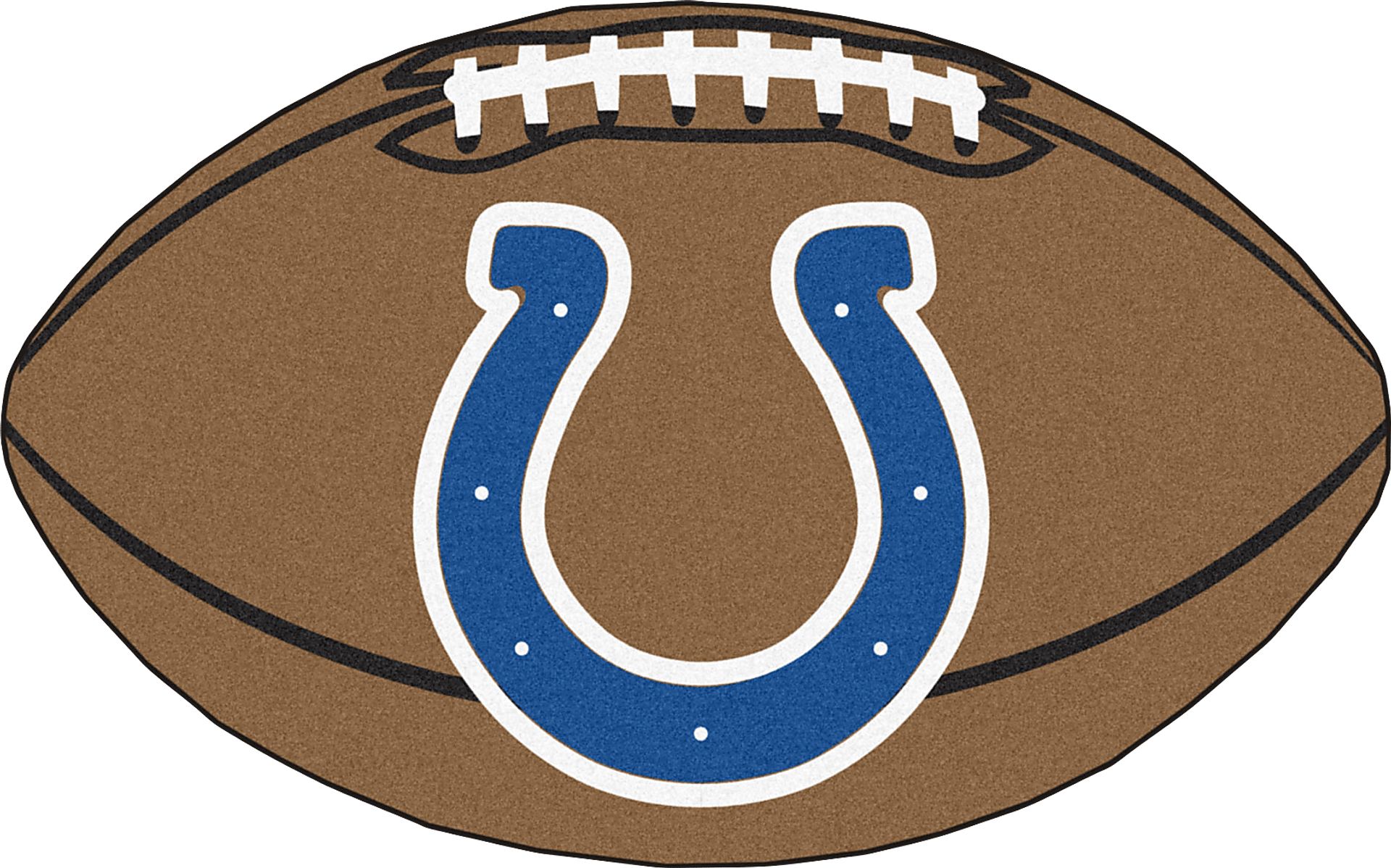NFL Football Mascot Indianapolis Colts 1'6"x 1'10" Rug - Image 1