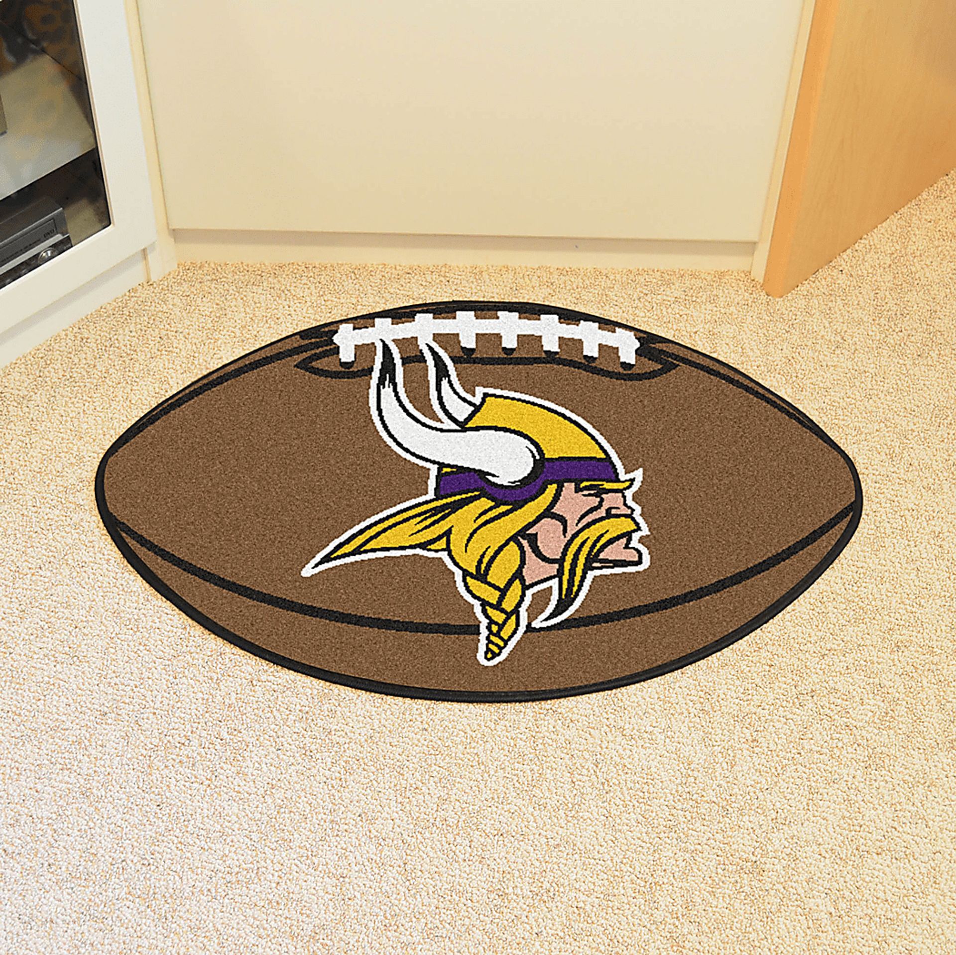 NFL Football Mascot Minnesota Vikings 1'6"x 1'10" Rug - Image 2