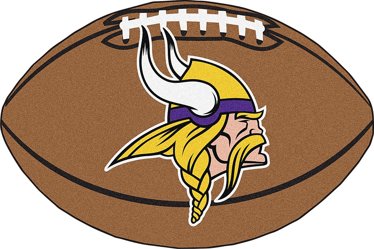 NFL Football Mascot Minnesota Vikings 1'6"x 1'10" Rug