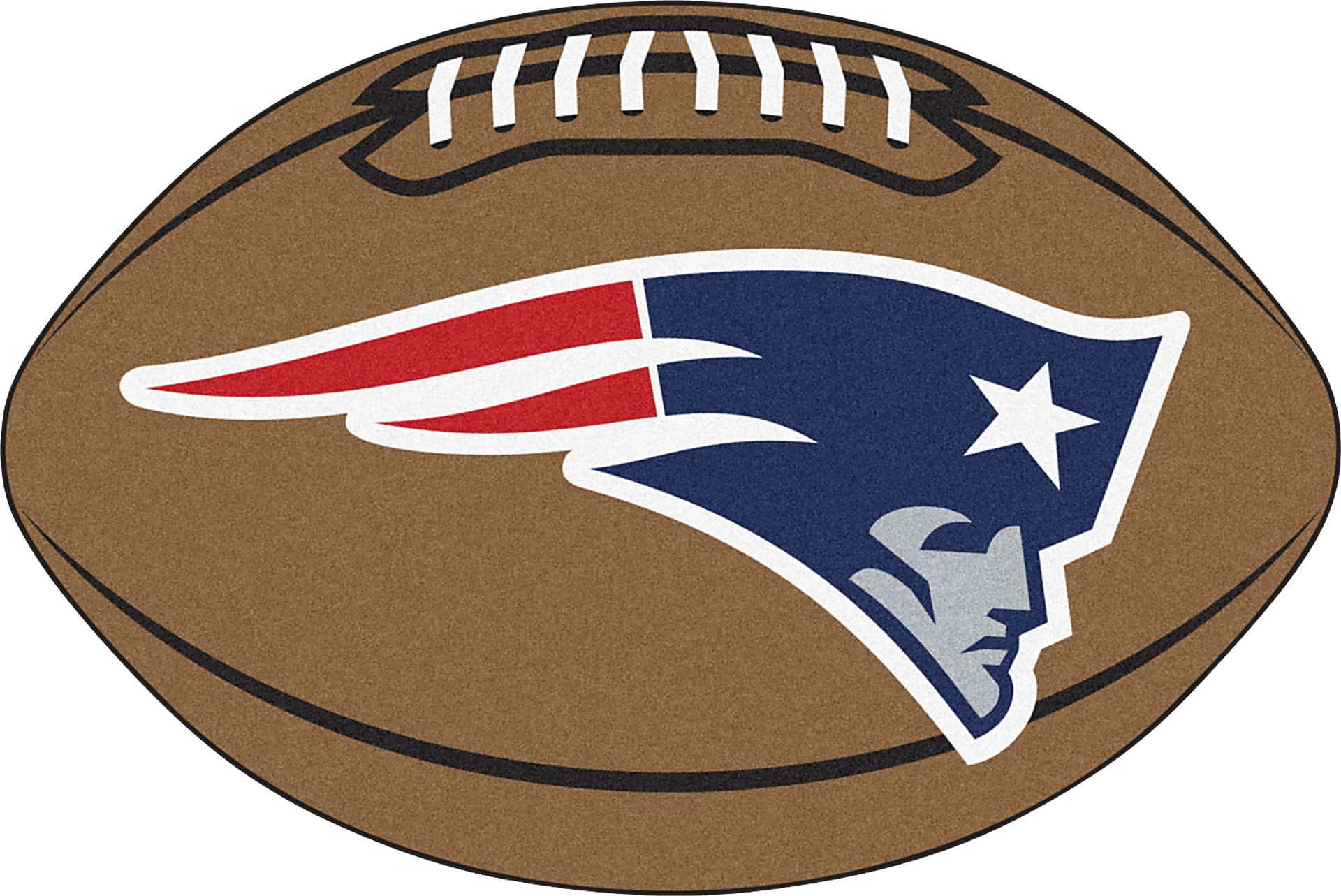 NFL Football Mascot New England Patriots 1'6" x 1'10" Rug - Image 1