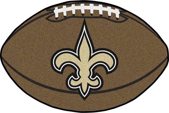 NFL Football Mascot New Orleans Saints 1'6"x 1'10" Rug - Thumbnail - Image 1