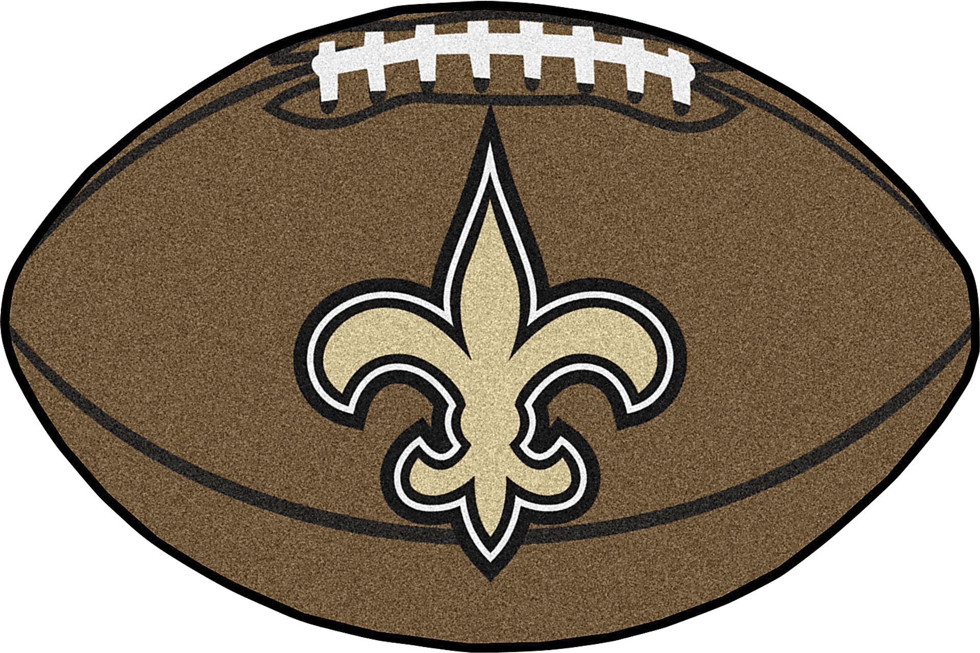 NFL Football Mascot New Orleans Saints 1'6"x 1'10" Rug - Image 1