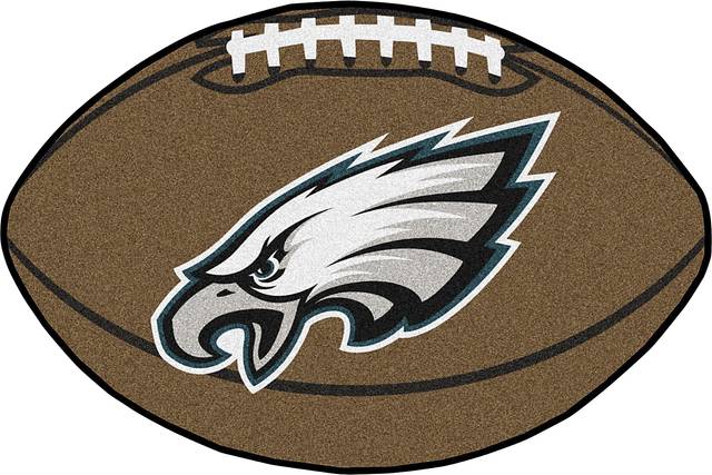 NFL Football Mascot Philadelphia Eagles 1'6" x 1'10" Rug - Thumbnail - Image 1