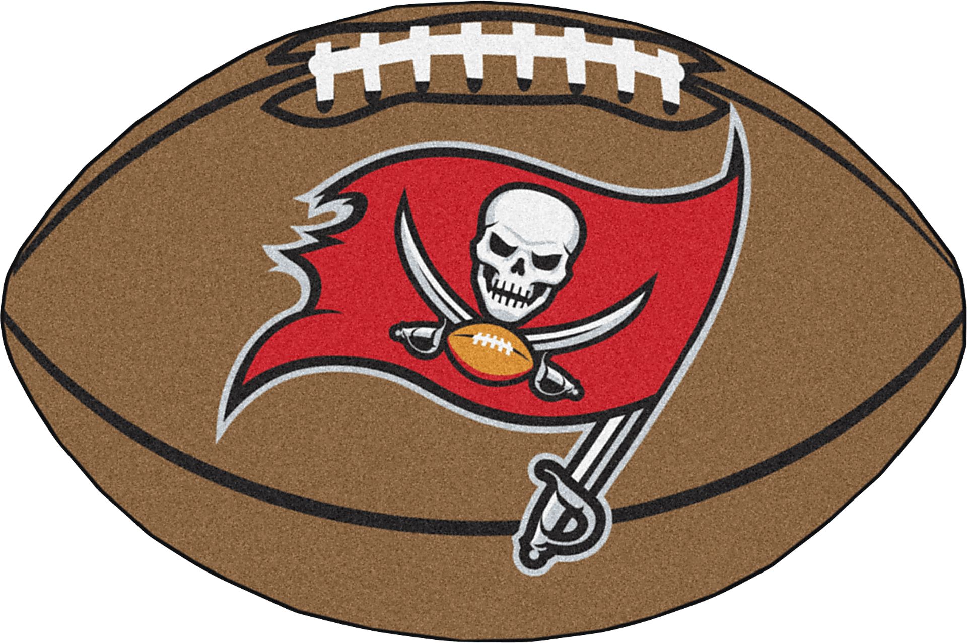NFL Football Mascot Tampa Bay Buccaneers 1'6" x 1'10" Rug - Image 1