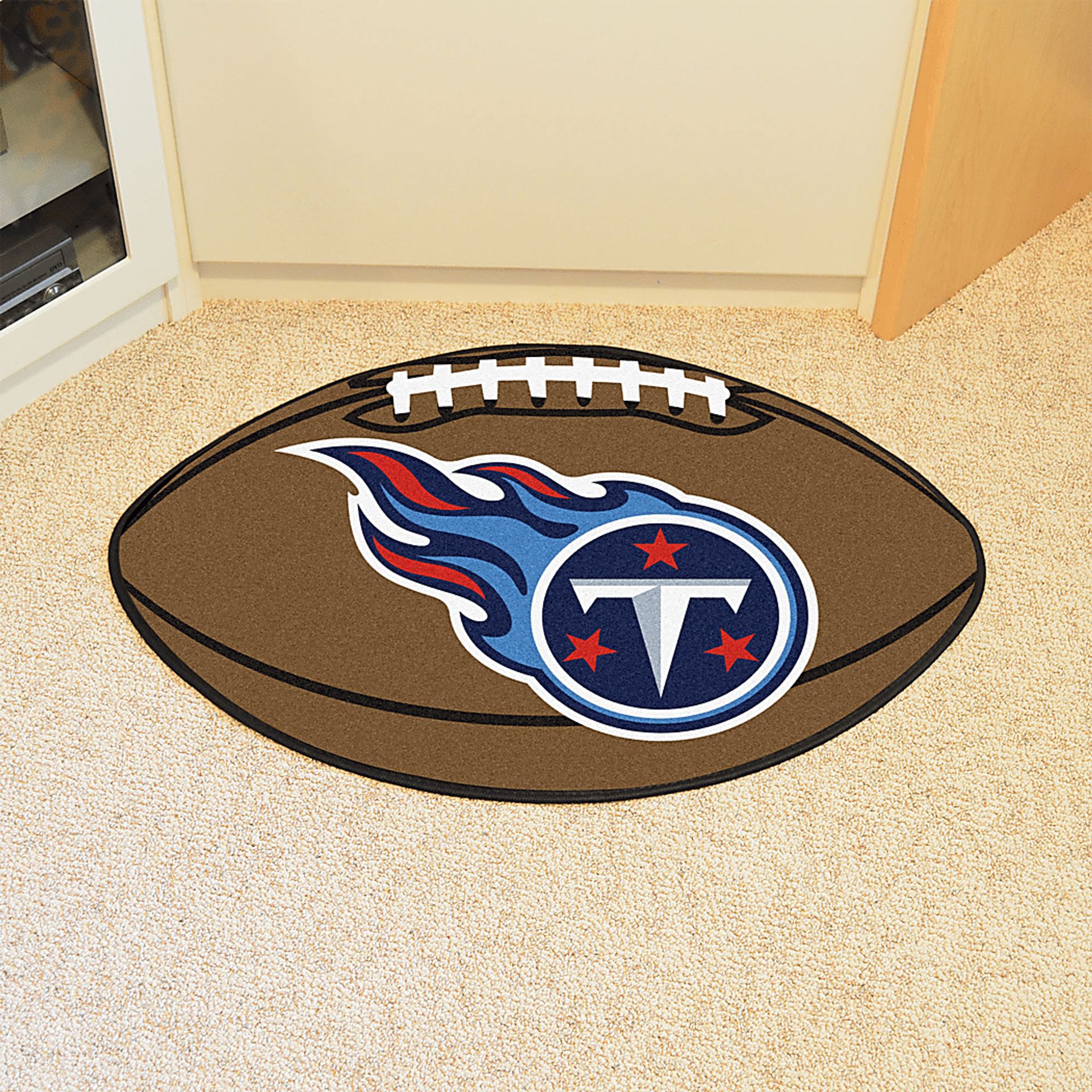 NFL Football Mascot Tennessee Titans 1'6 x 1'10 Rug - Image 2