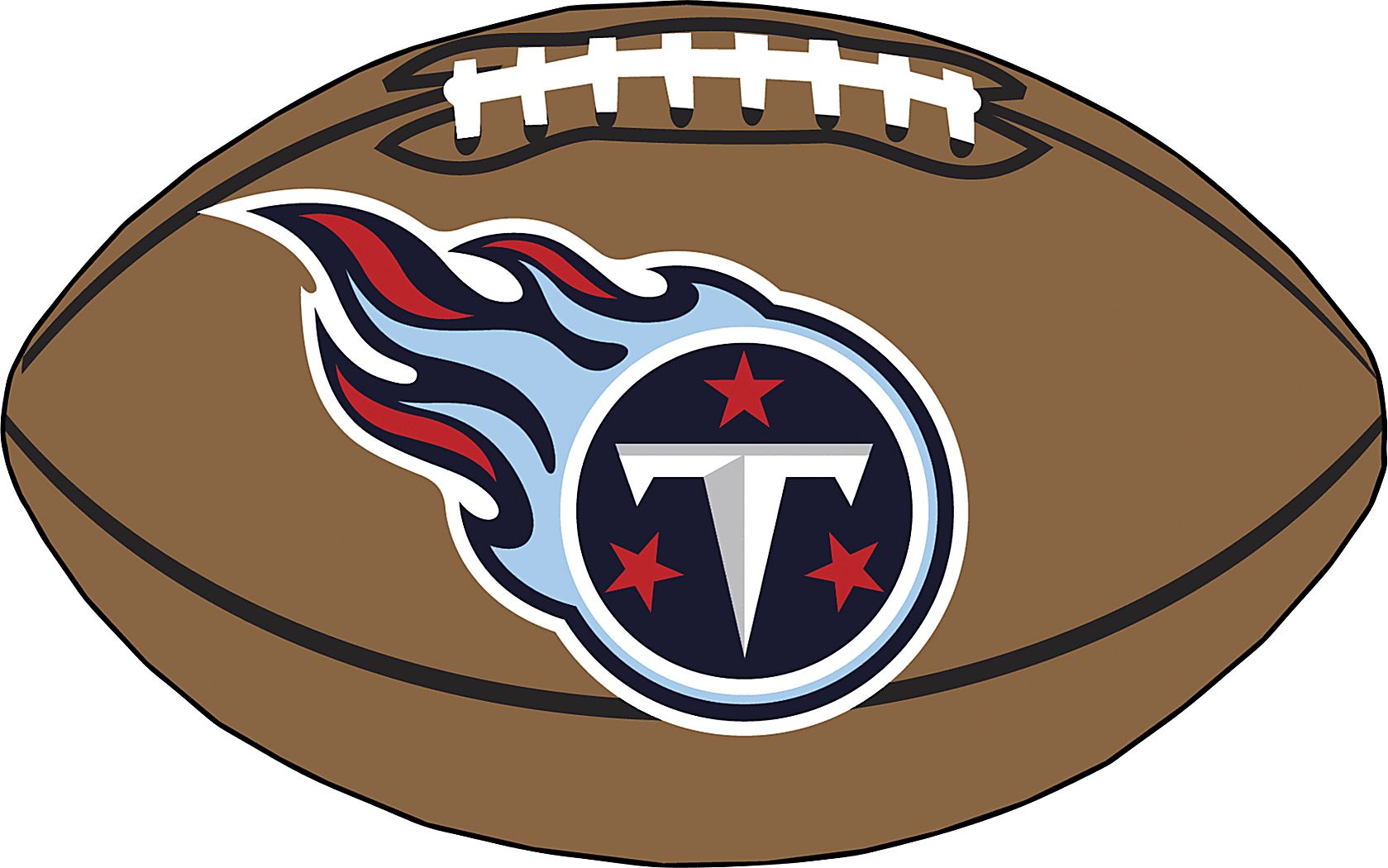 NFL Football Mascot Tennessee Titans 1'6 x 1'10 Rug Rooms To Go