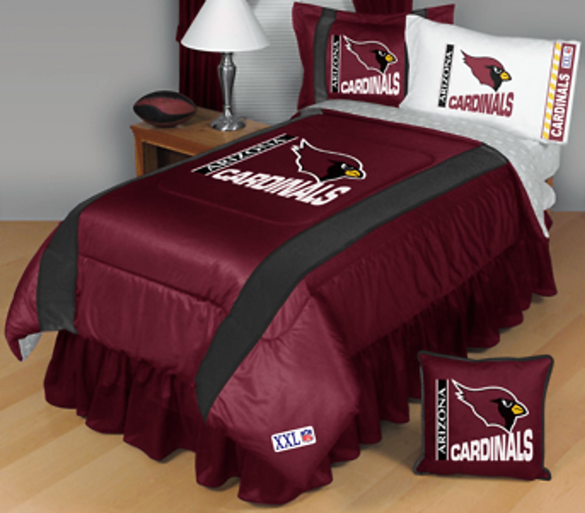 NFL Sidelines Arizona Cardinals Twin Bed Set - Image 1