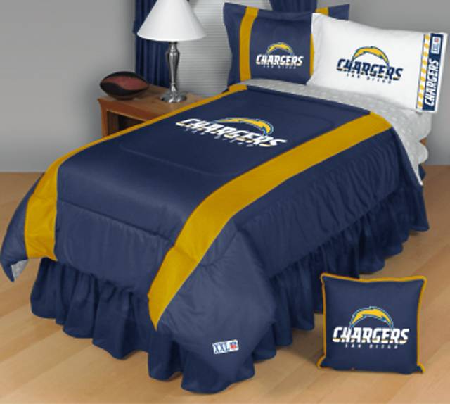NFL Sidelines San Diego Chargers Twin Bed Set - Thumbnail - Image 1