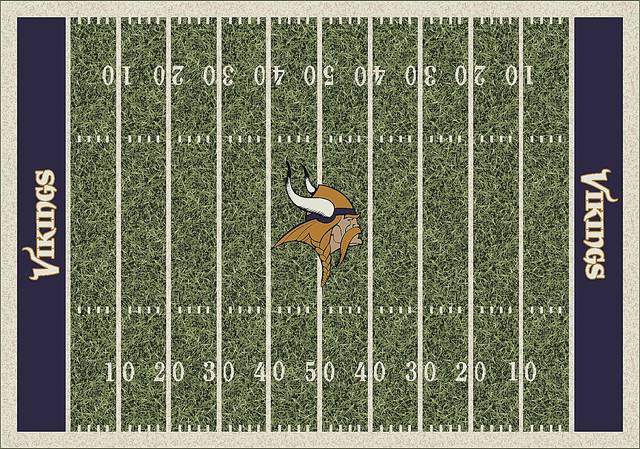 NFL Vikings Home Field 5 x 8 Rug - Thumbnail - Image 1