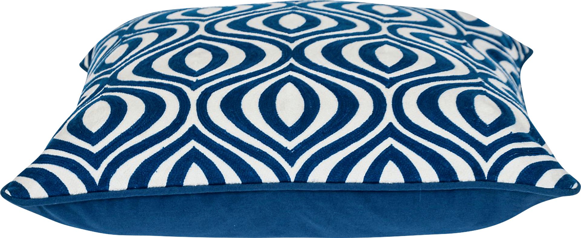 Nhema Blue Accent Pillow - Image 4