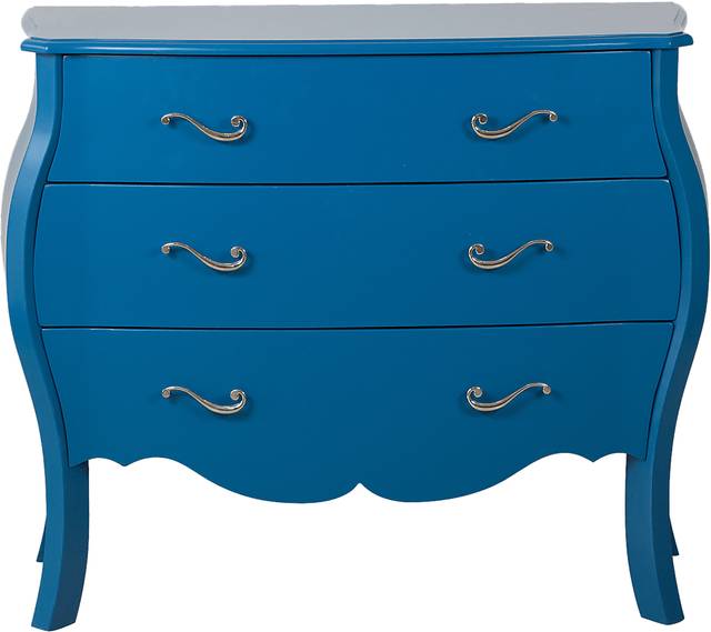 Nia Royal Blue Accent Cabinet - Thumbnail - Image 1