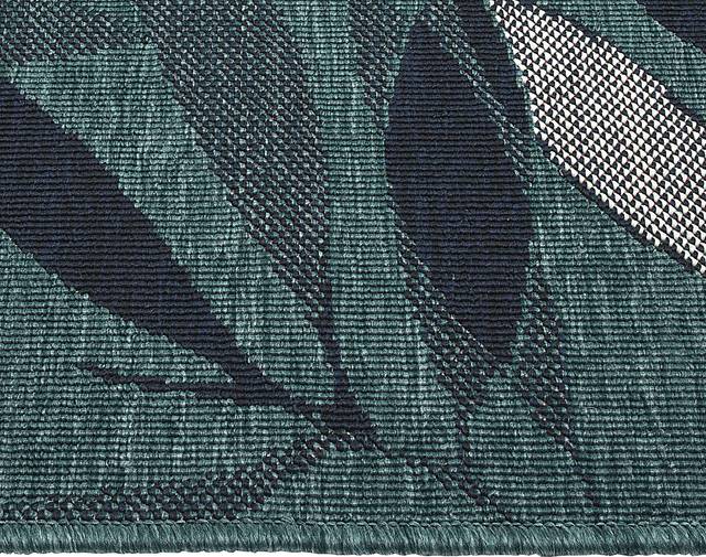 Niabury Teal 5' x 7'6 Rug - Thumbnail - Image 4