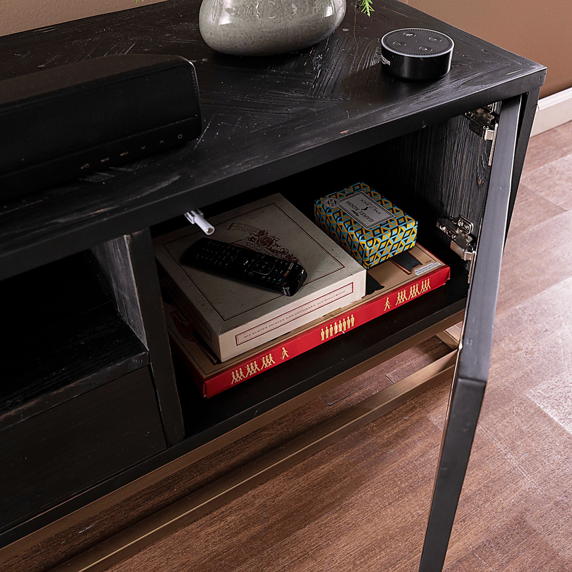 Nialta Black 65 in. Console - Image 4