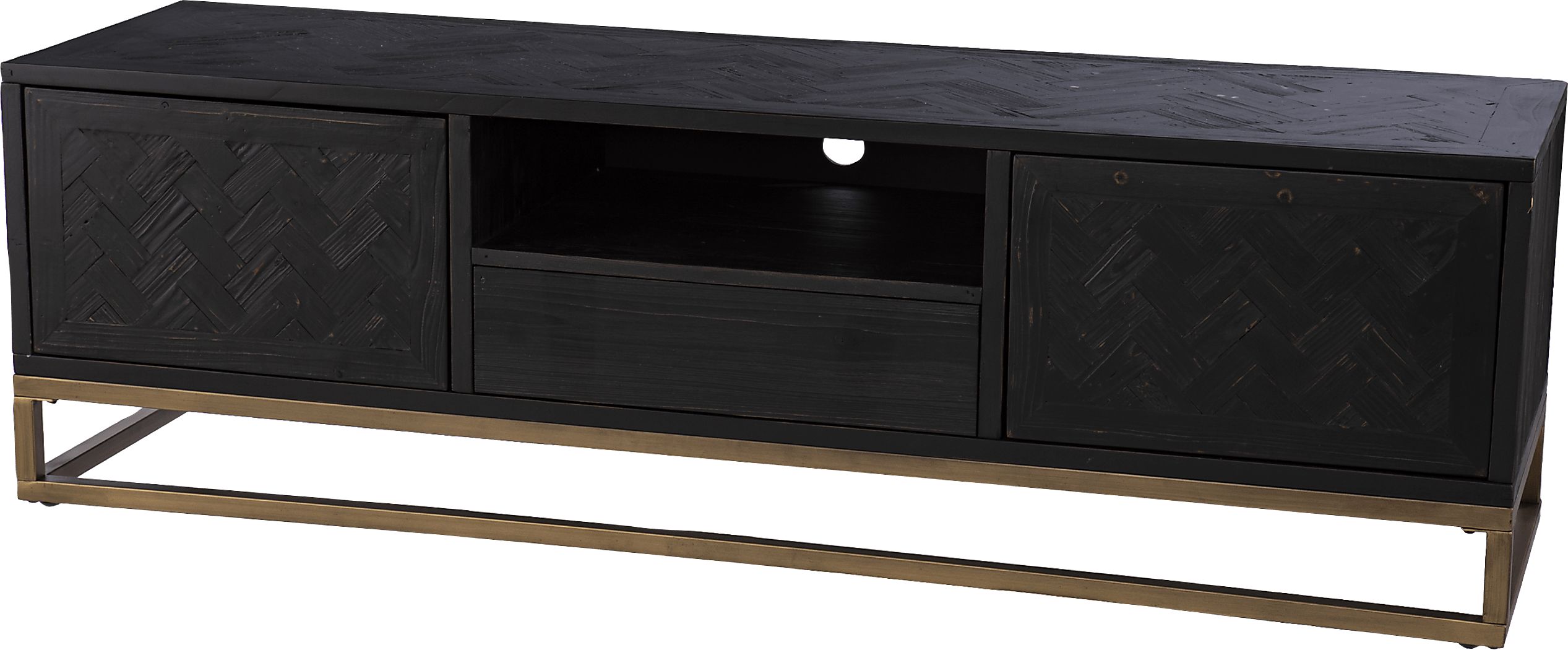 Nialta Black 65 in. Console