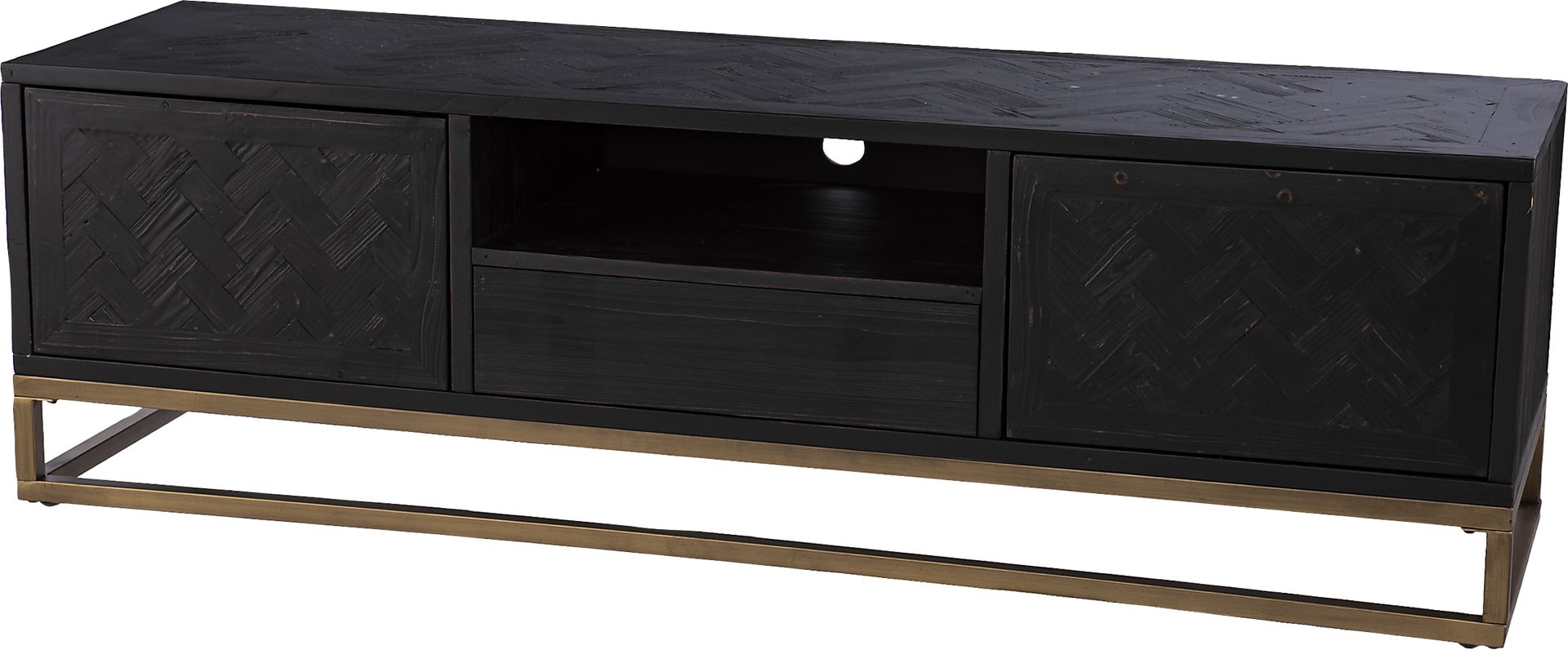 Nialta Black 65 in. Console - Image 1