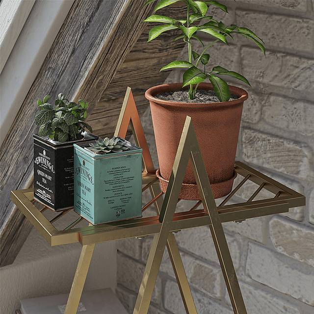 Niangua Gold Indoor/Outdoor Plant Stand - Thumbnail - Image 4