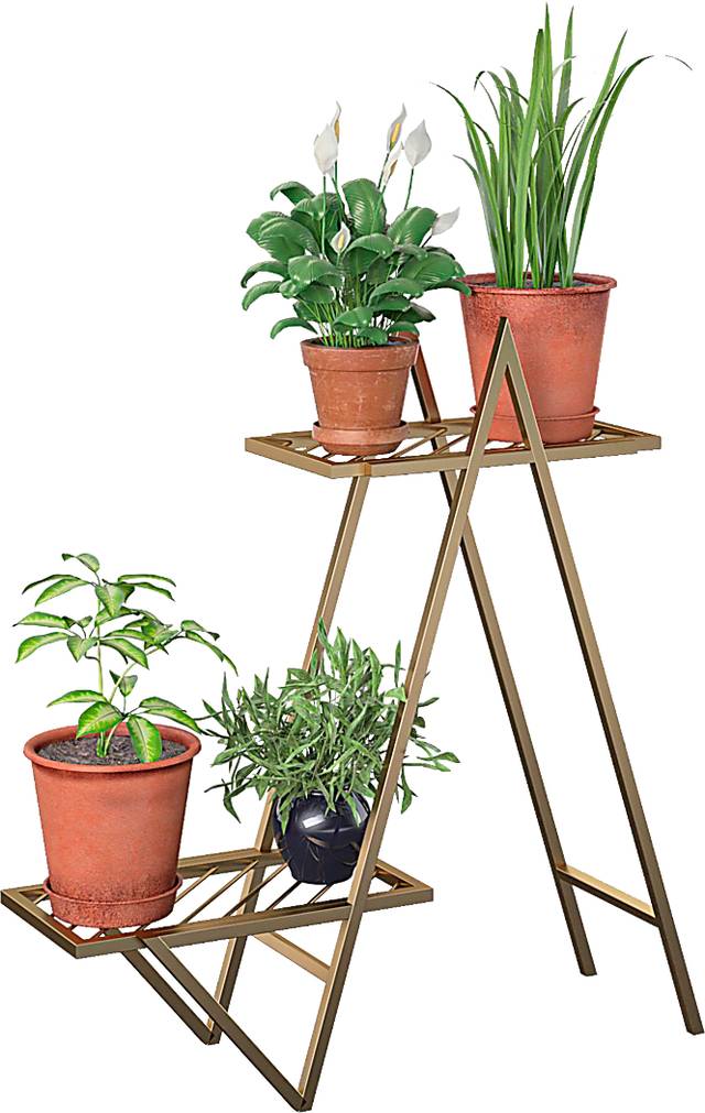 Niangua Gold Indoor/Outdoor Plant Stand - Thumbnail - Image 5