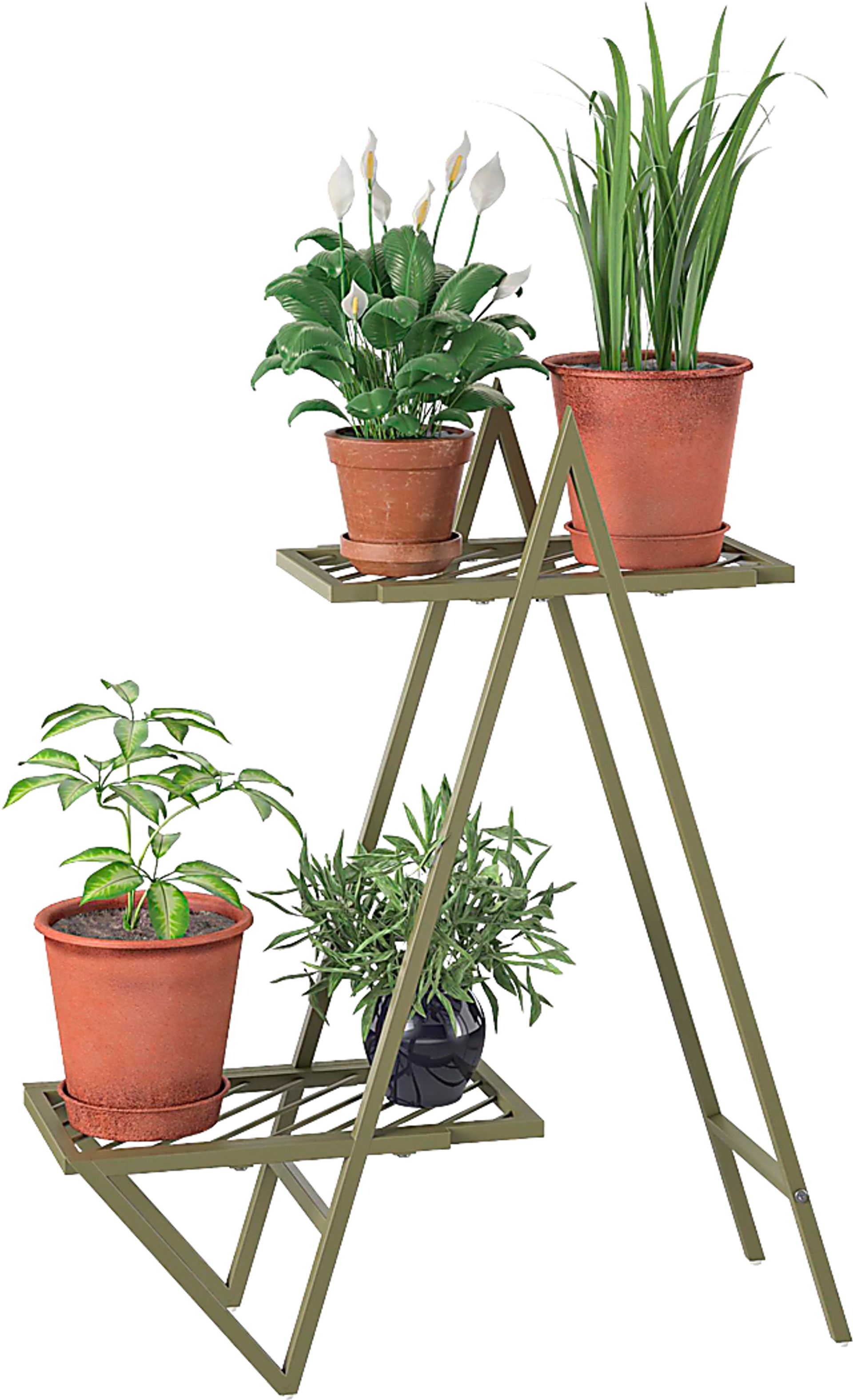 Niangua Olive Indoor/Outdoor Plant Stand - Image 5