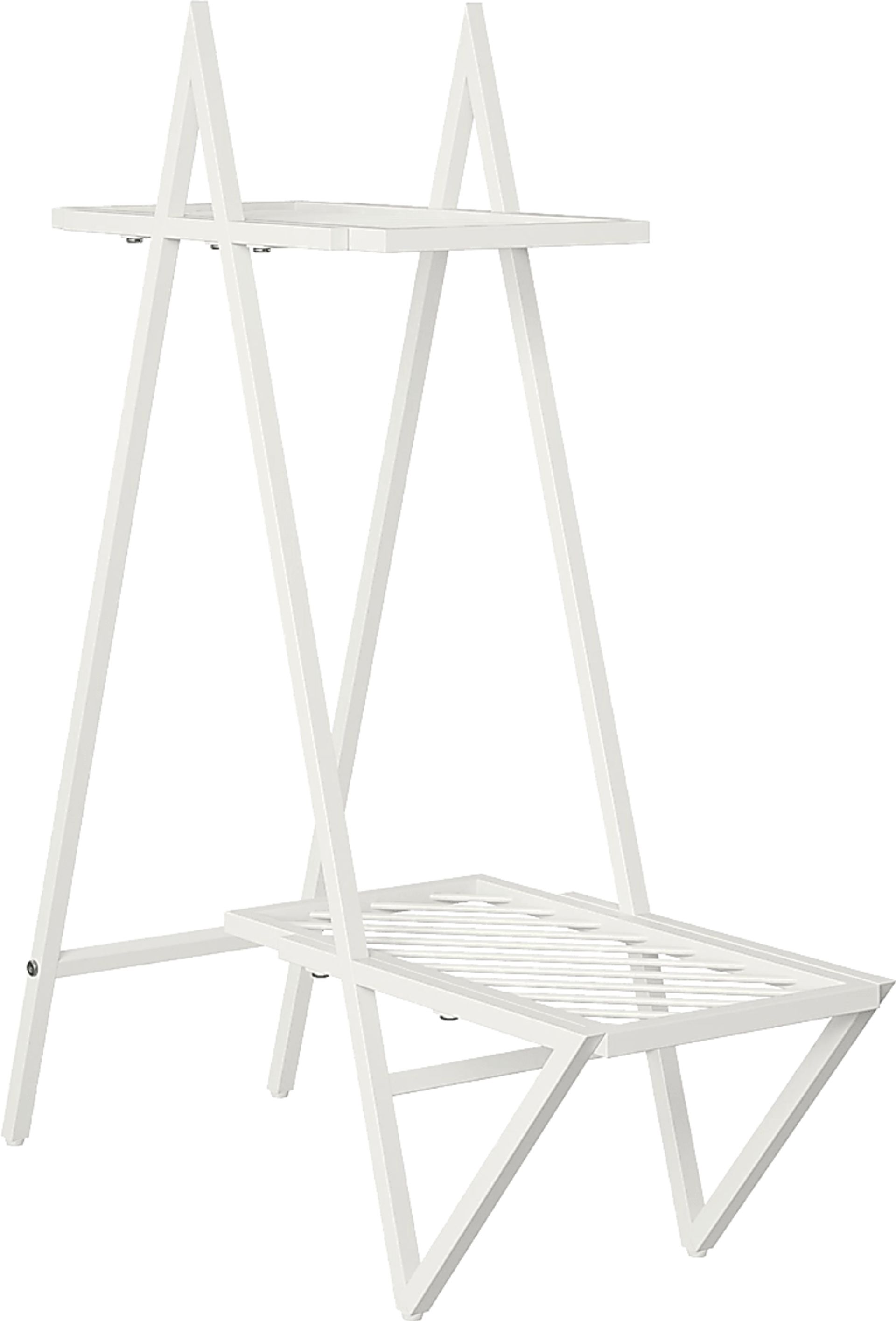 Niangua White Indoor/Outdoor Plant Stand - Image 5