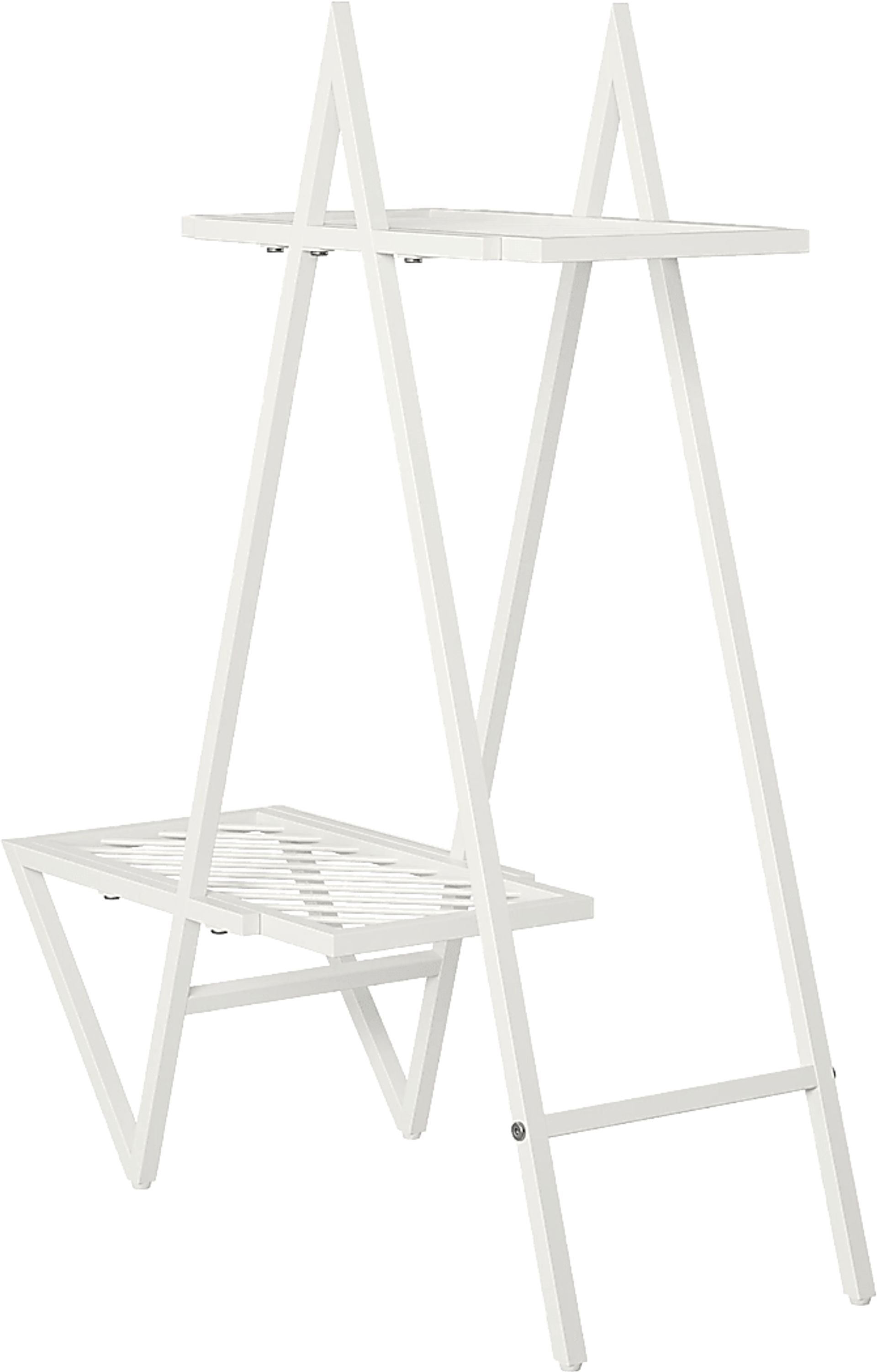 Niangua White Indoor/Outdoor Plant Stand - Image 7