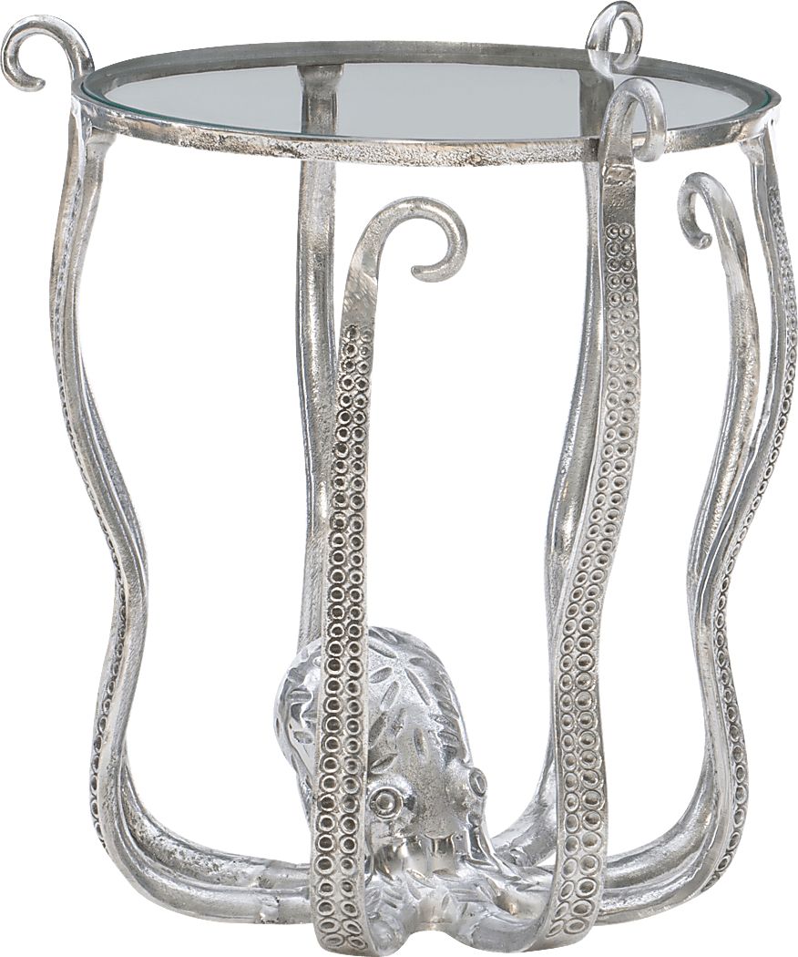 Niasea Silver Accent Table