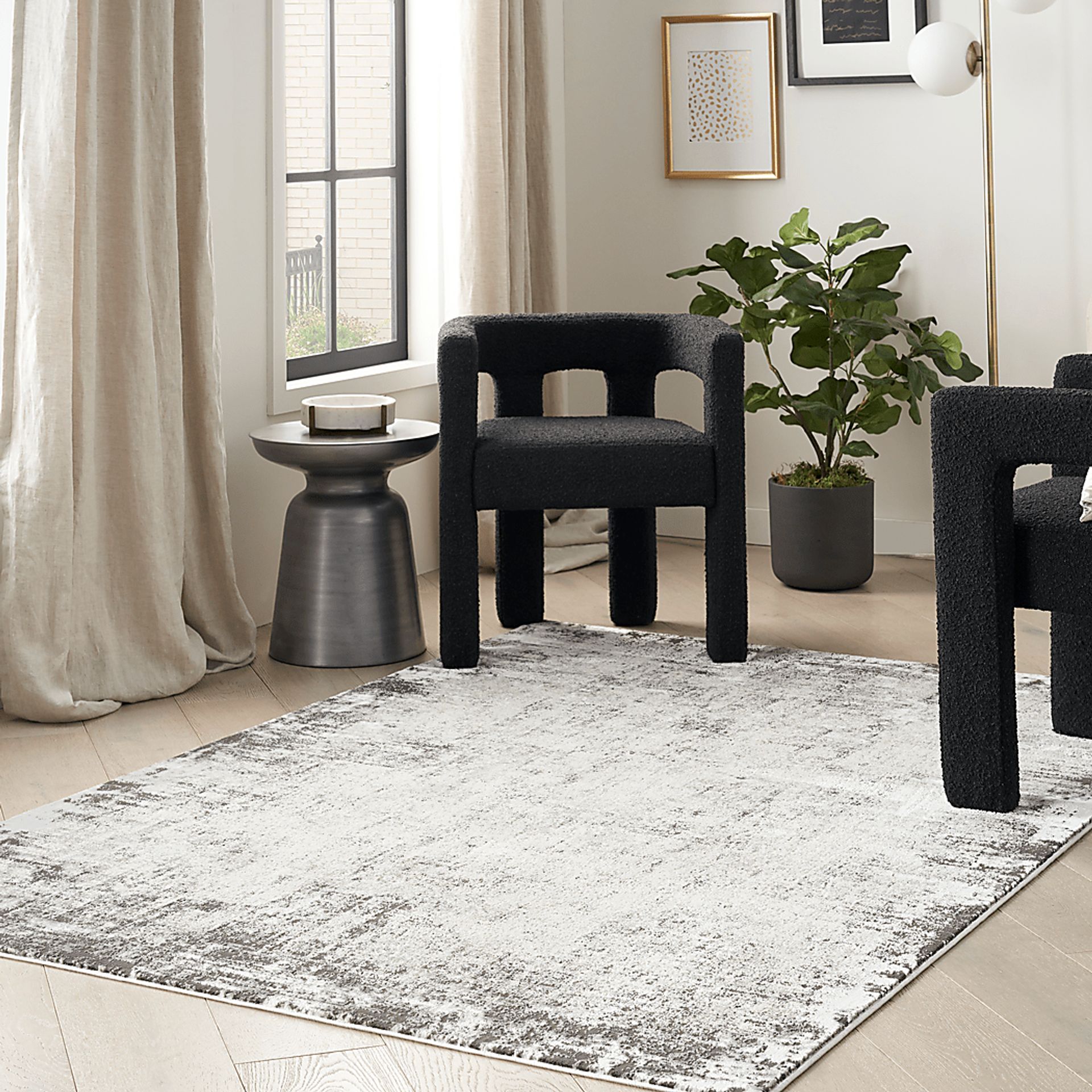 Niaset Gray 5'3 x 7'3 Rug - Image 3