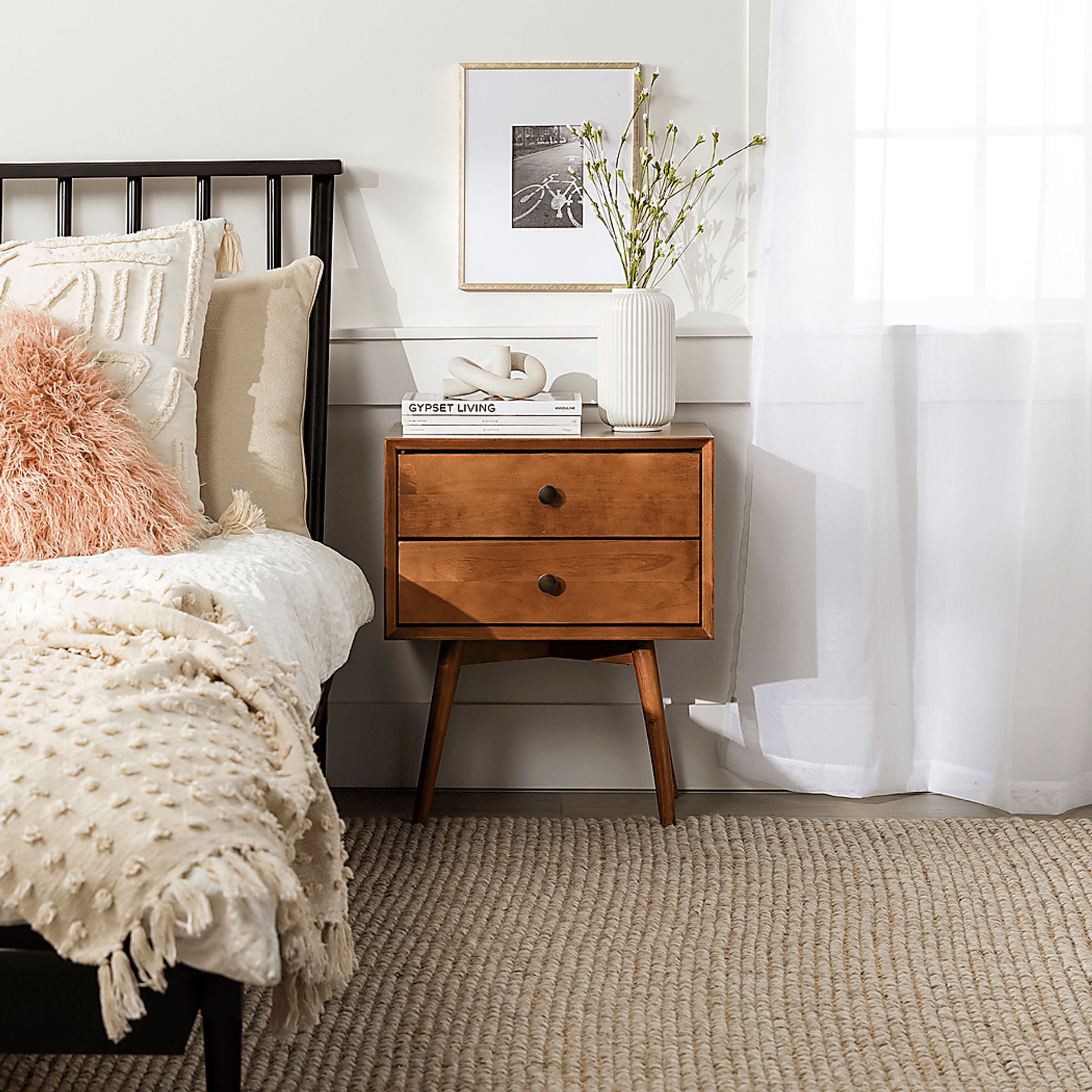Niblic Caramel Nightstand - Image 2
