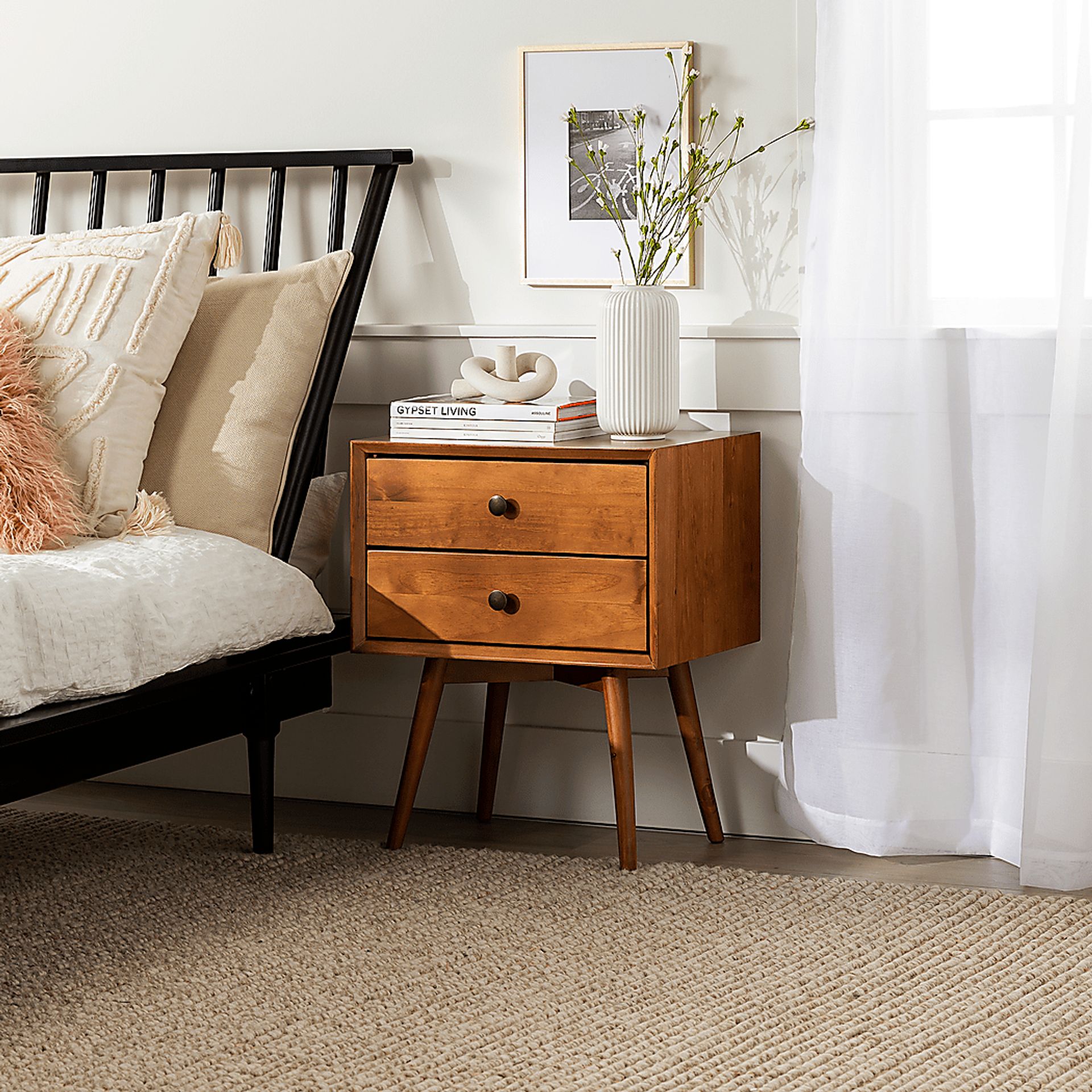 Niblic Caramel Nightstand - Image 3