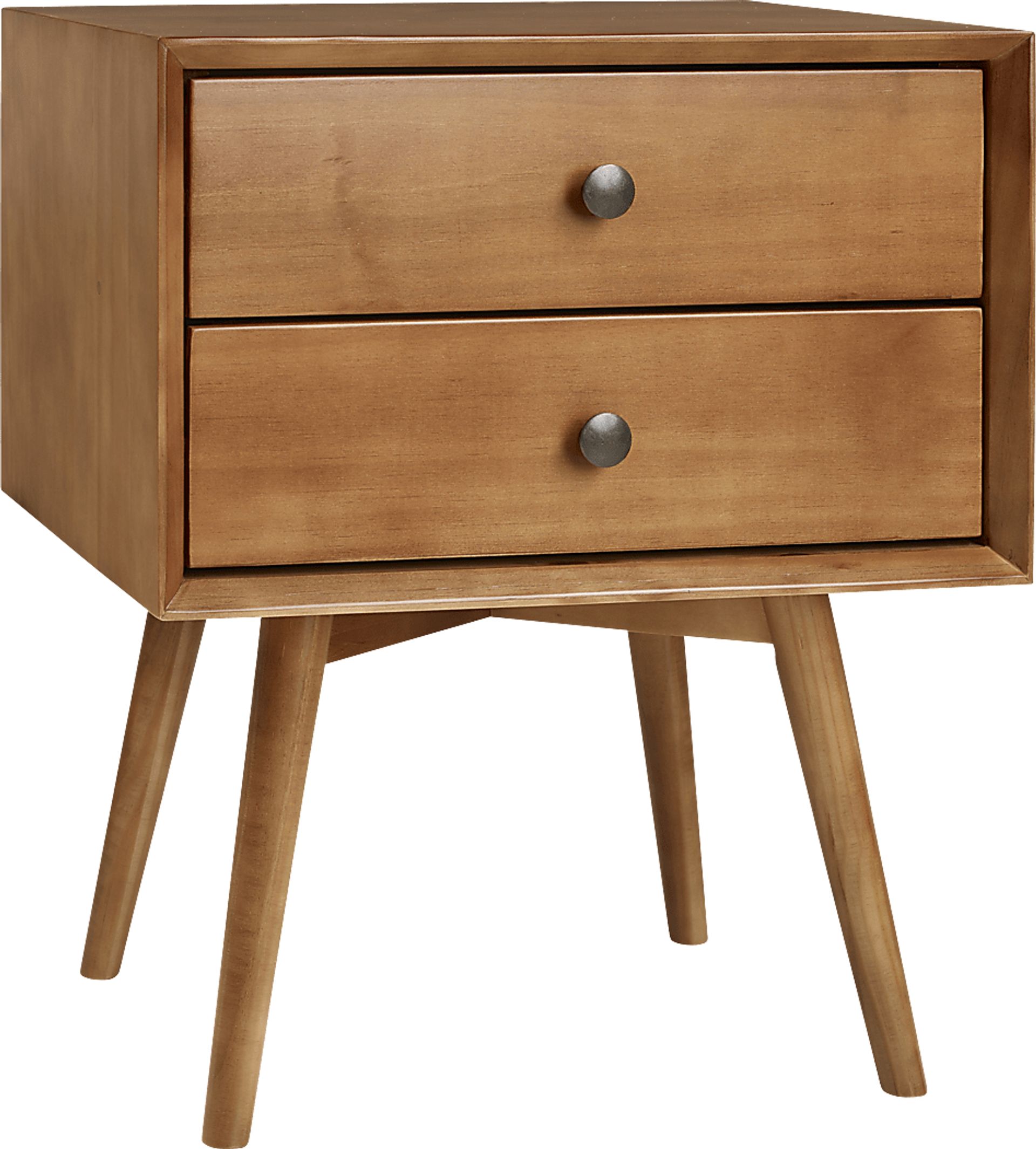 Niblic Caramel Nightstand - Image 1