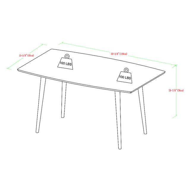Niblic Walnut Dining Table - Thumbnail - Image 7
