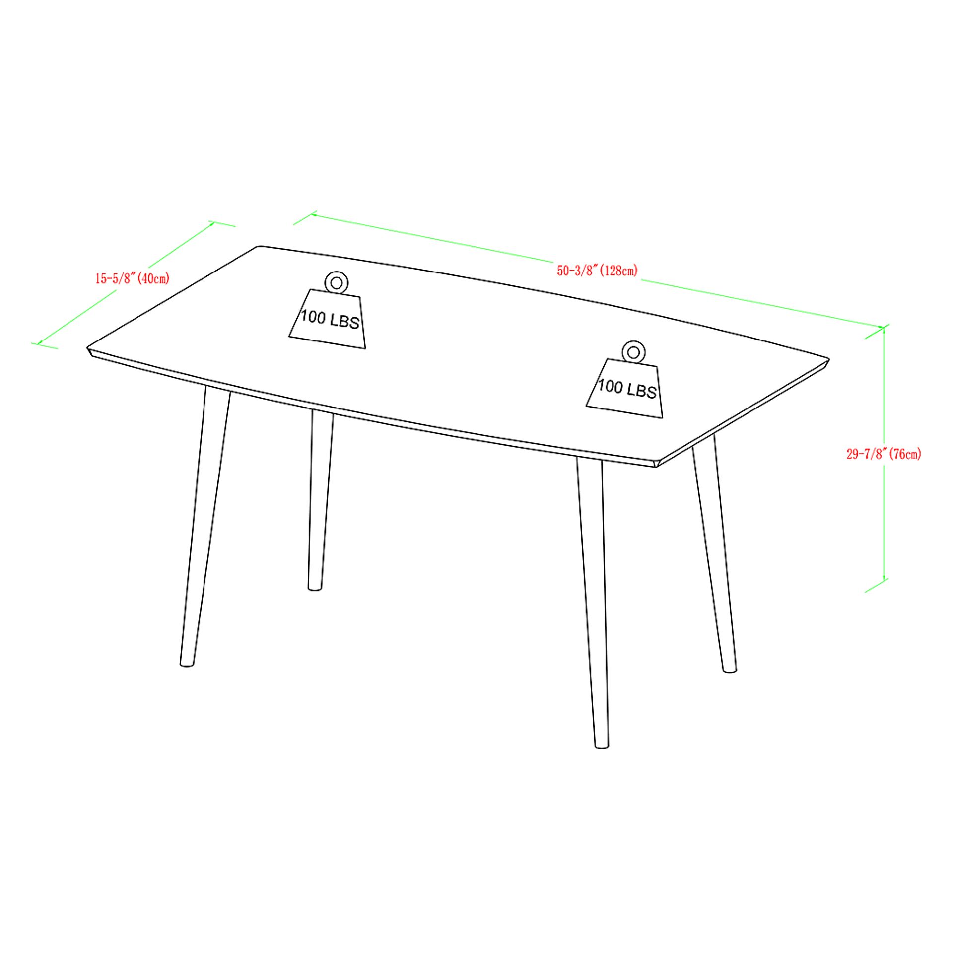 Niblic Walnut Dining Table - Image 7
