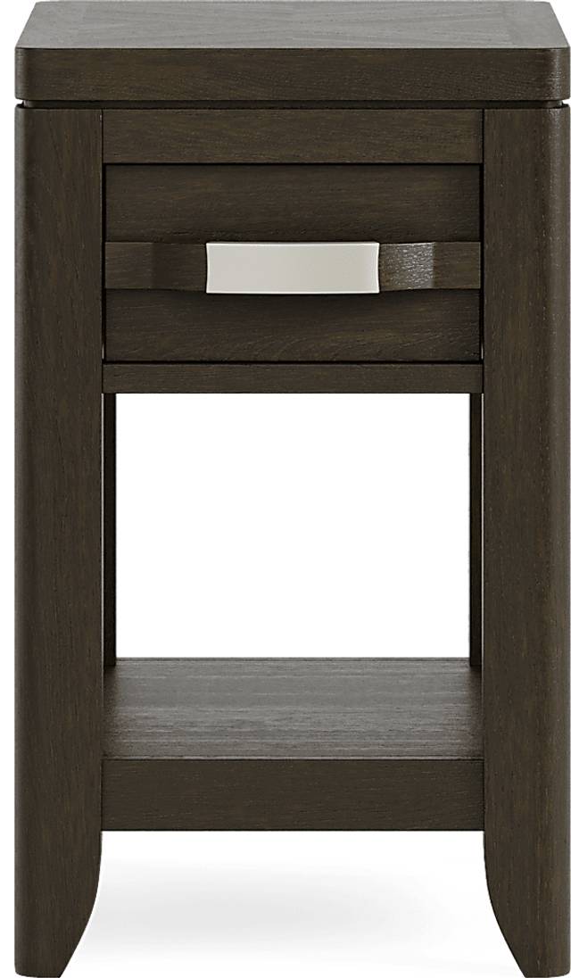 Niccolo Brown Chairside Table - Thumbnail - Image 2