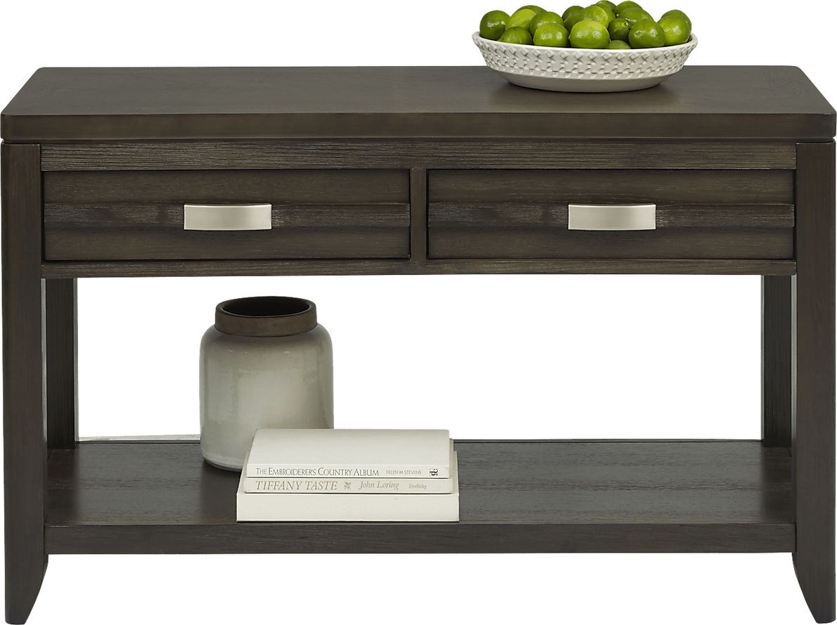 Niccolo Brown Sofa Table - Rooms To Go