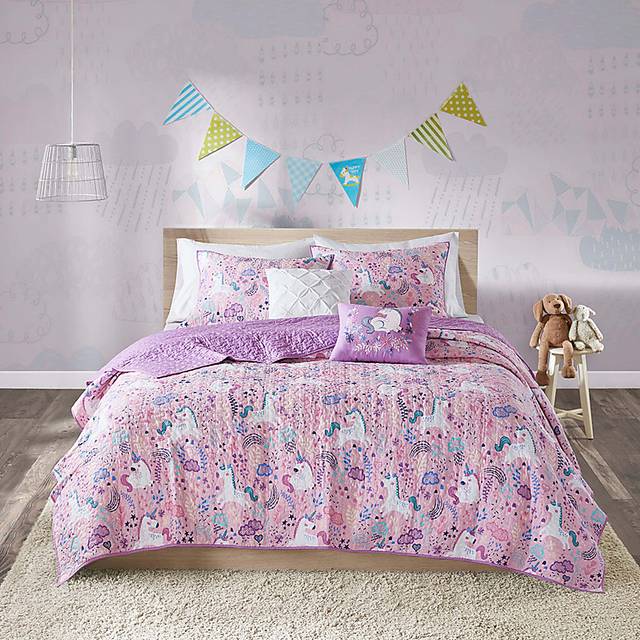 Nicor Pink Twin Quilt Set - Thumbnail - Image 2