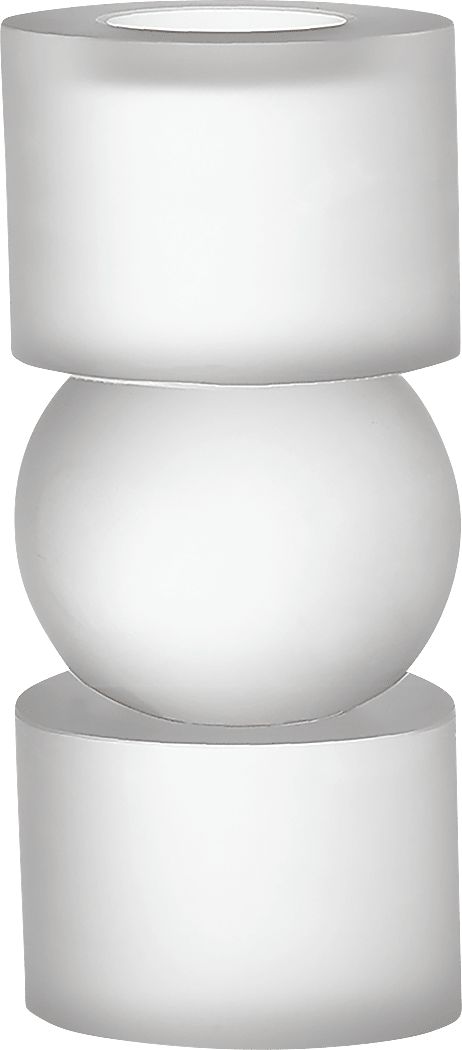Nicoson I White Candleholder