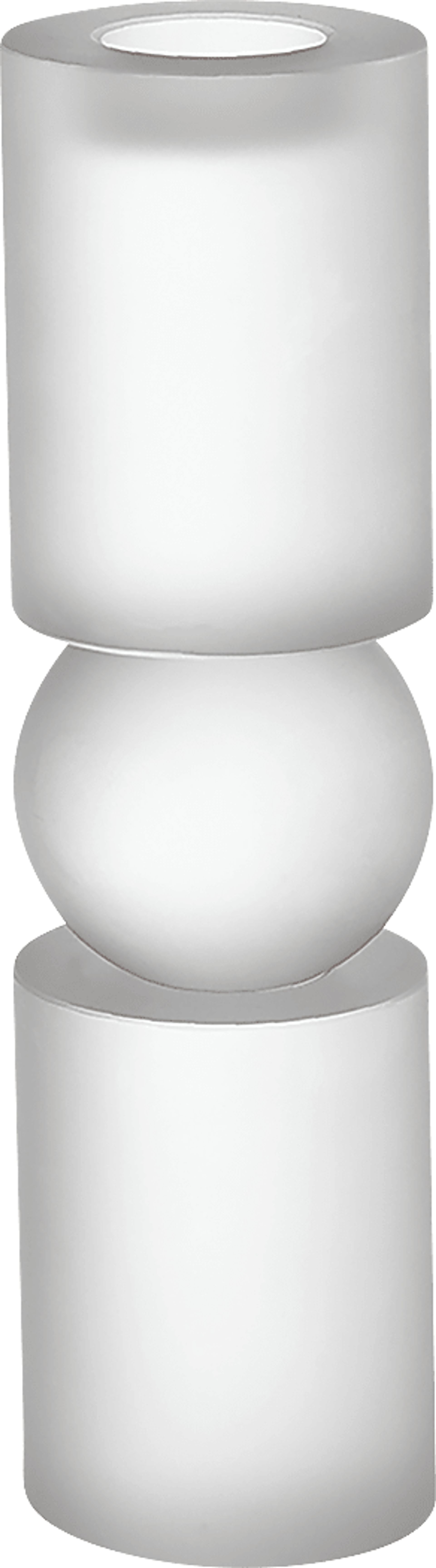 Nicoson II White Candle Holder - Image 1