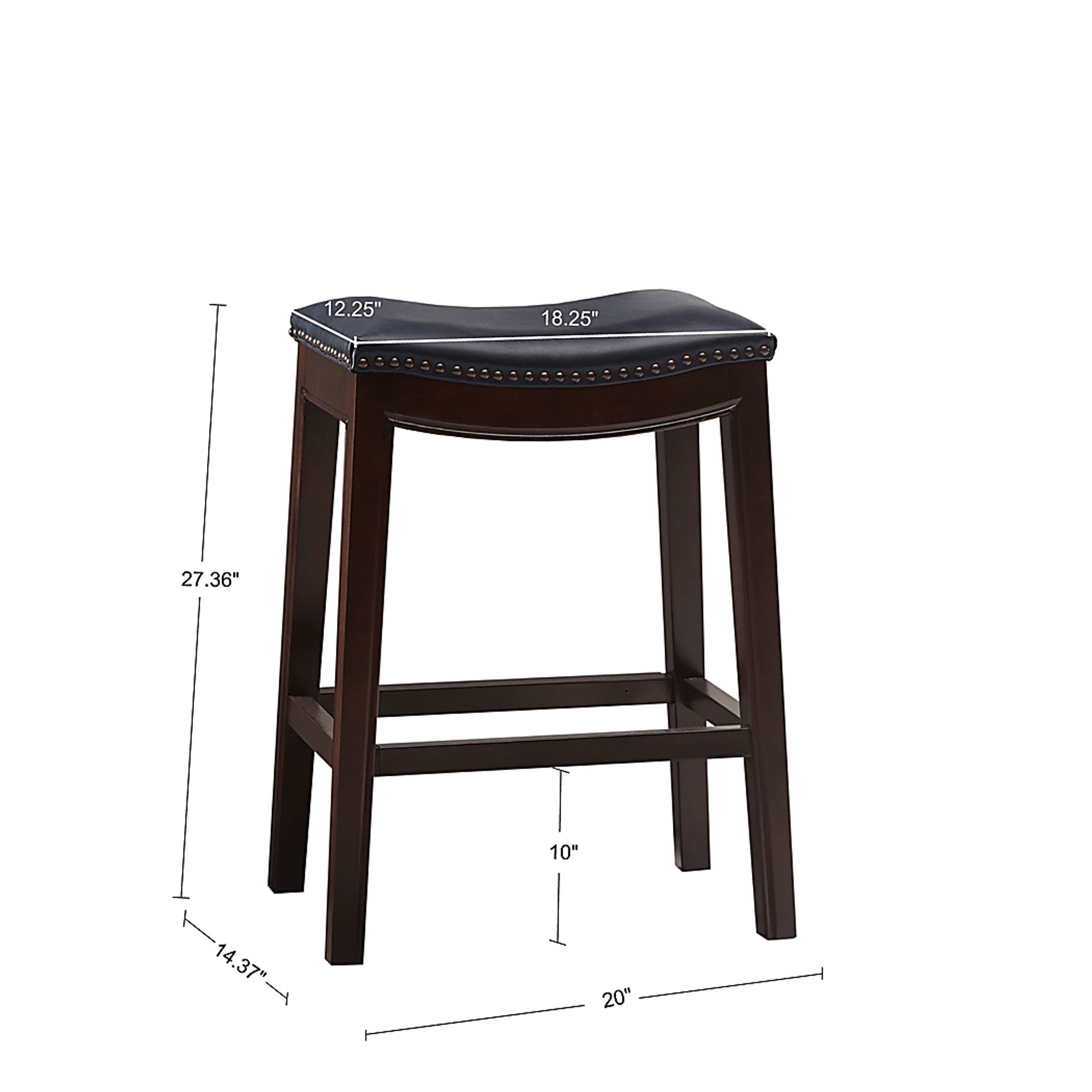 Nielan Navy Counter Height Stool - Image 5