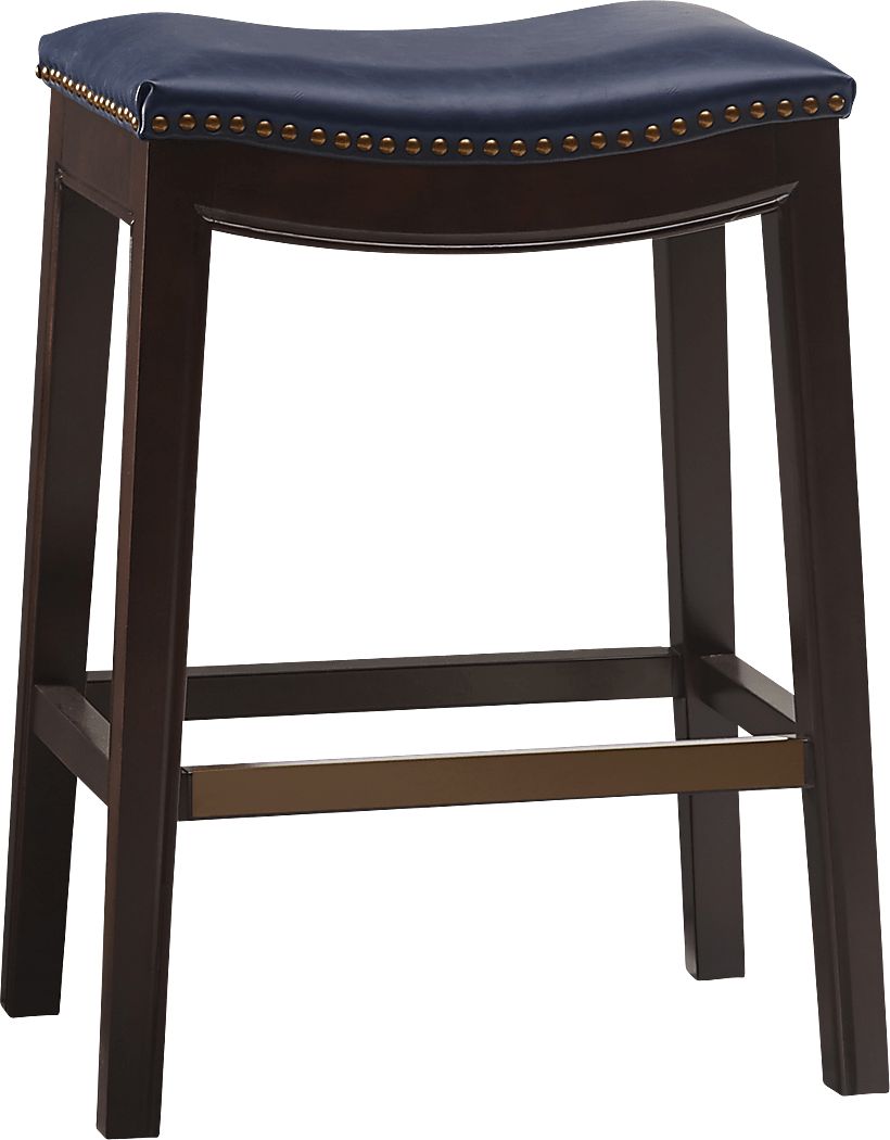 Nielan Navy Counter Height Stool